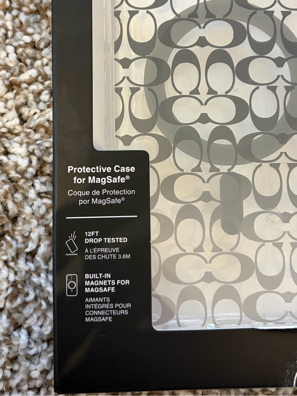 New With Tags Coach iPhone 15 Pro Max Case - Picture 2 of 3